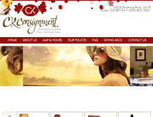 Tablet Screenshot of cottonkloset.com